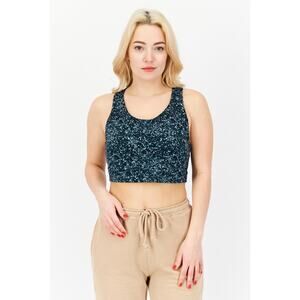 We Wander Wireless Lightly Padded Performance Sports Bra in Green, size XS, NWT